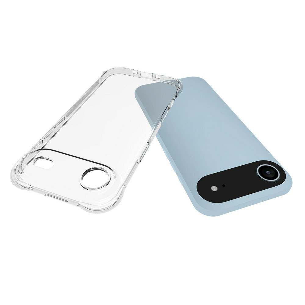 iPhone Air Gummi Hülle Case Slim Design mit Air Cushion Fallschutz - Transparent