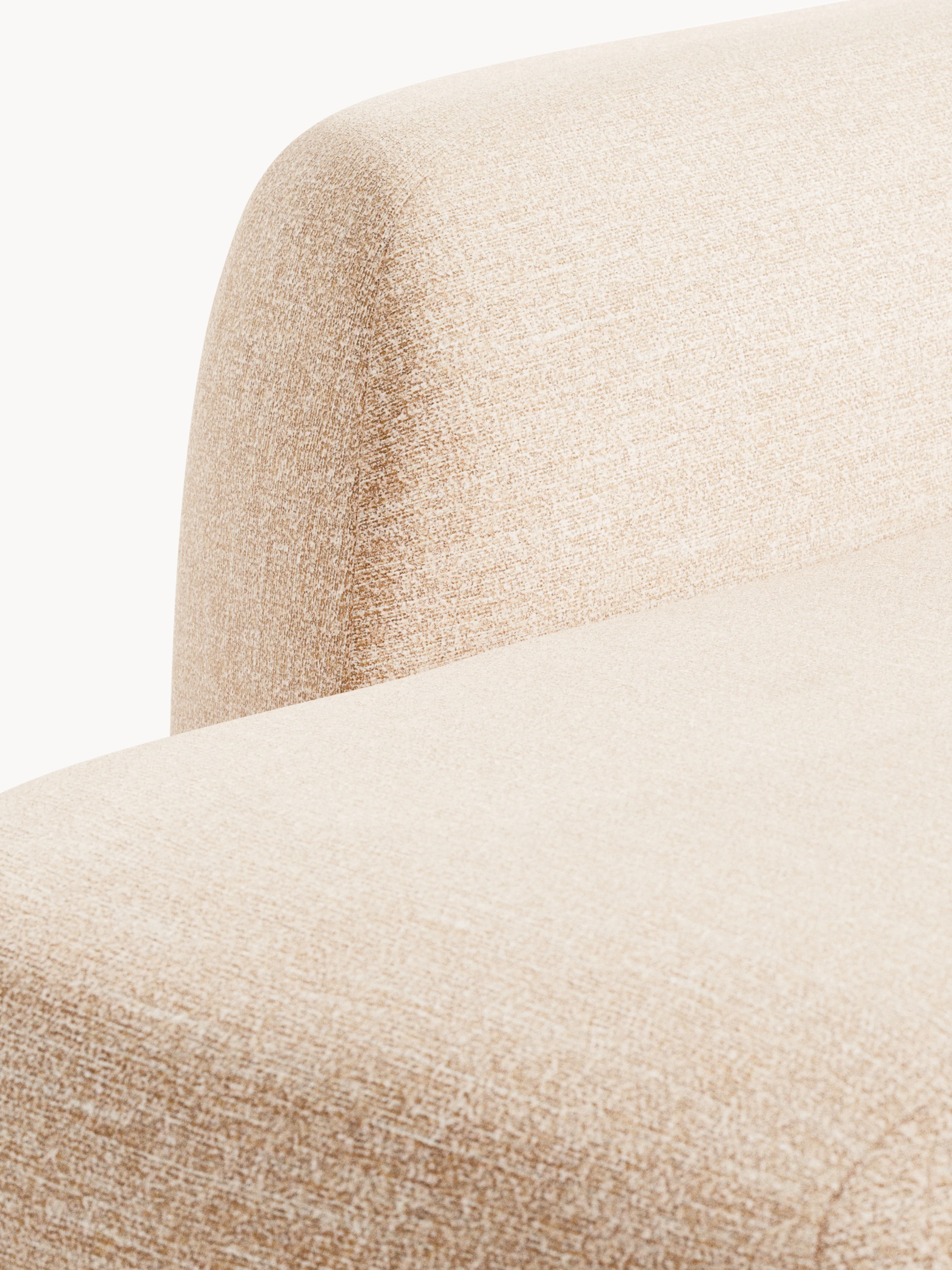 Modulaire bouclé hoekbank Wolke (4-zits) met chaise longue