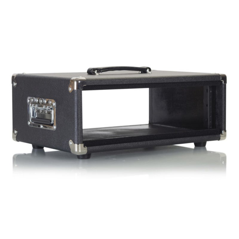 Gator Cases GR-RETRORACK-3BK Retro Rack Vintage Amp Vibe Rack Case 3U Black