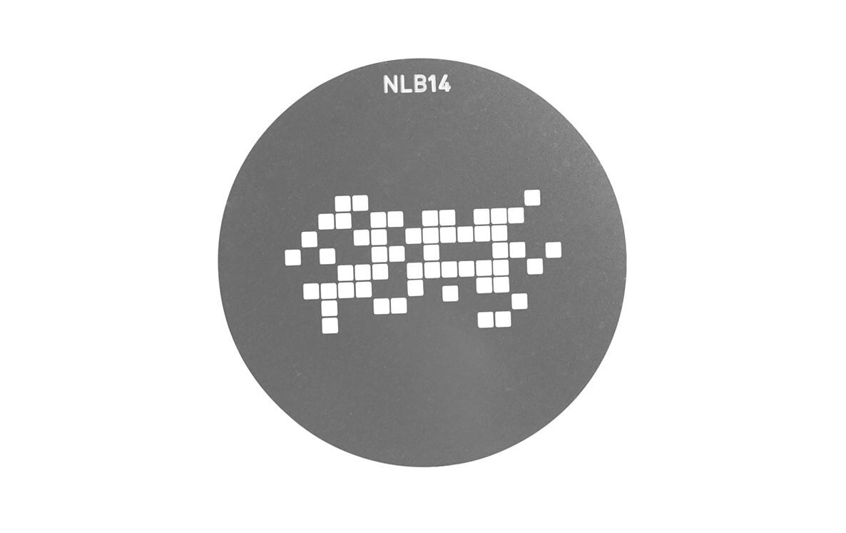 AS-GB-B-SET1 Gobo Set 1Gobo Set 1 zu Bowens Mount Projektionsaufsatz
