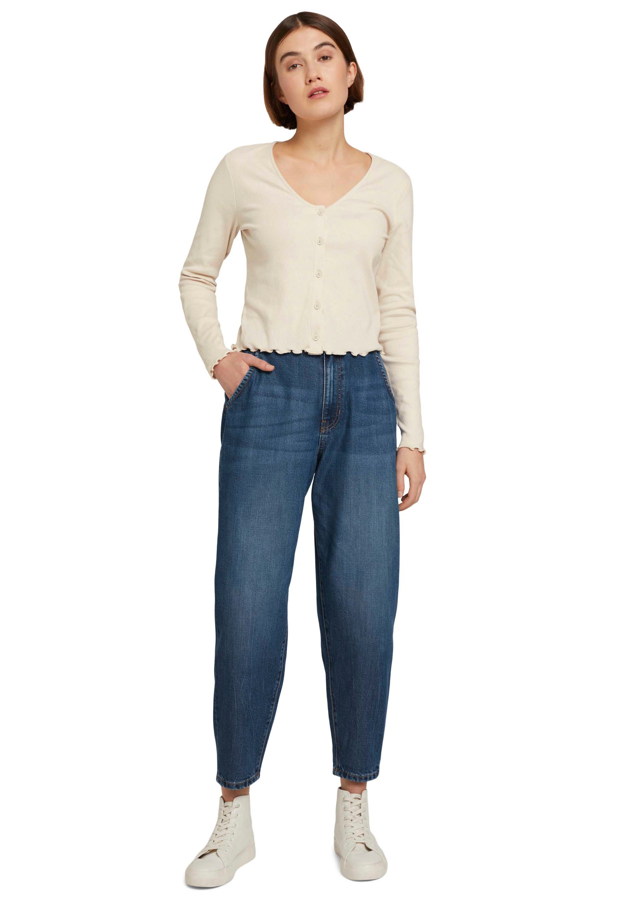 TOM TAILOR Denim Mom-Jeans mit Stretchanteil