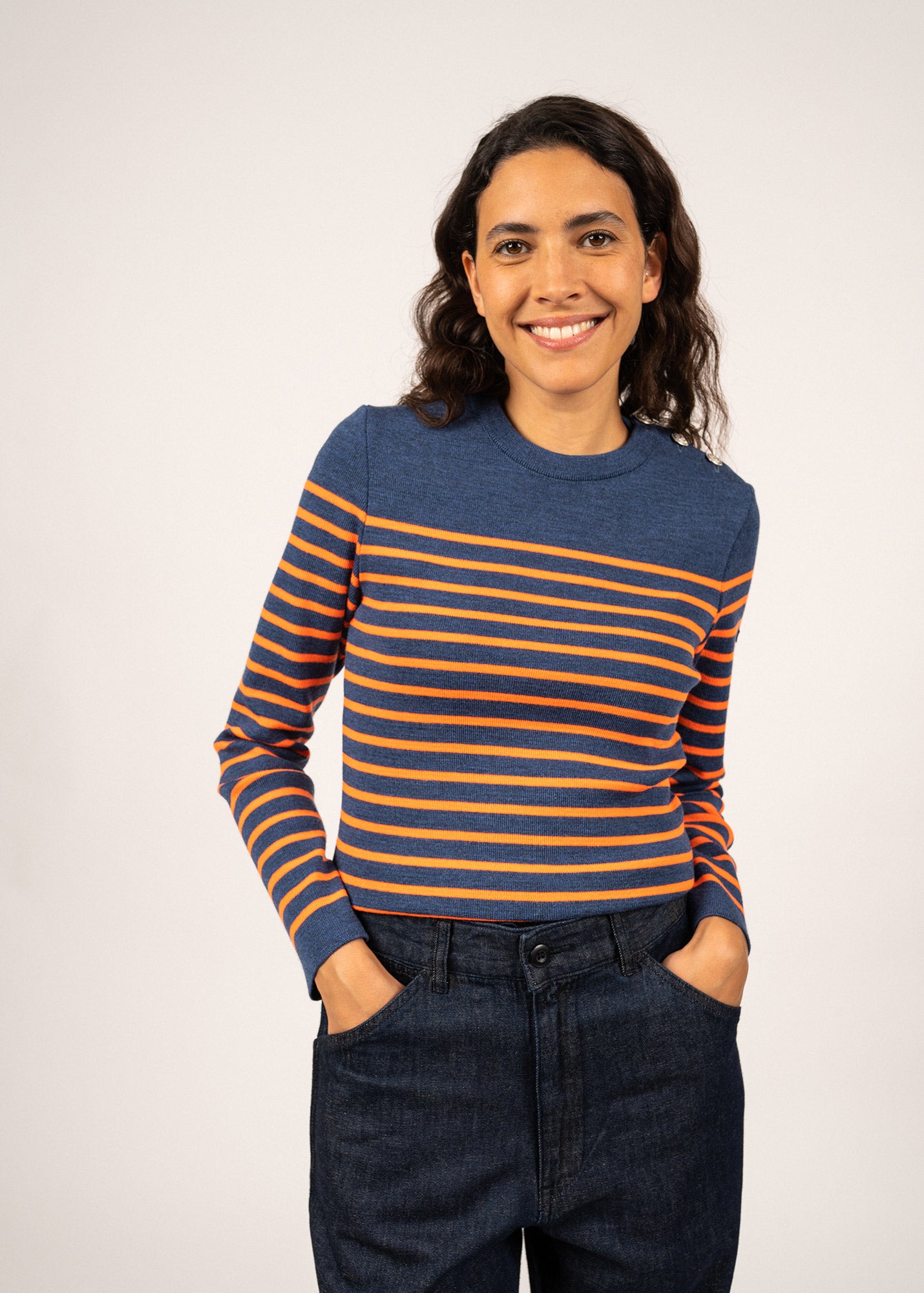 Pull marin rayé Marée