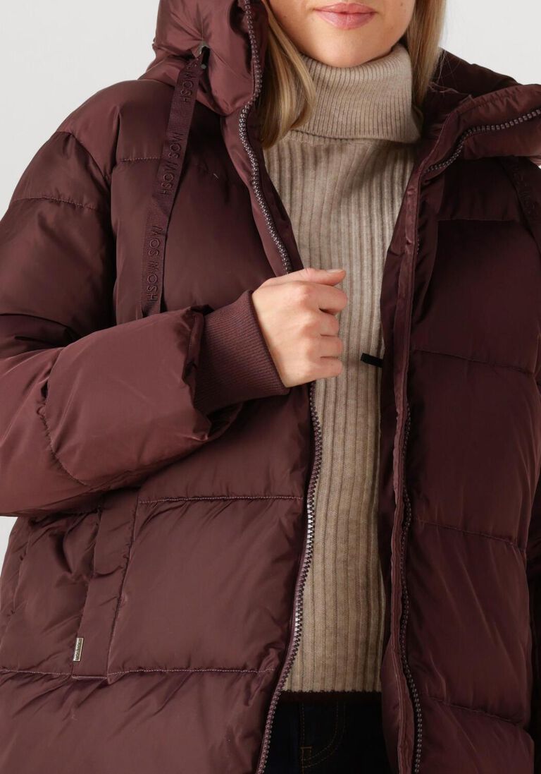 bordeaux mos mosh gewatteerde jas mmnova avon down jacket