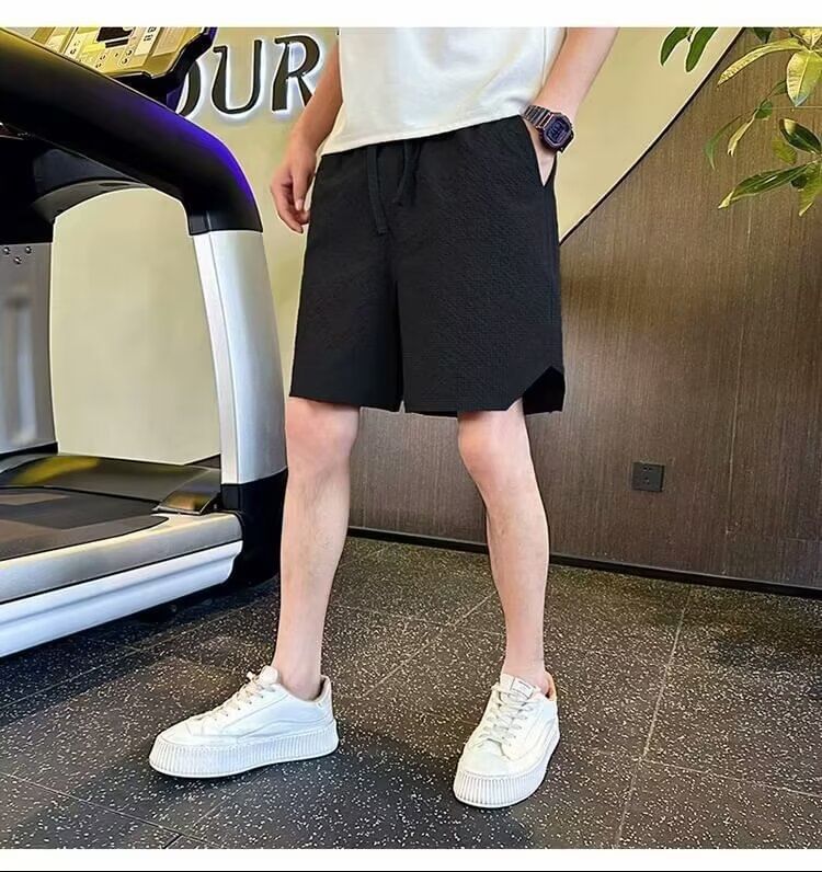 Capbrew - Effen shorts met trekkoordtaille