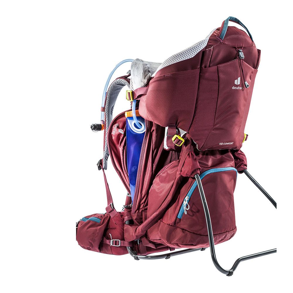 Deuter KID COMFORT 14L - Porte-bébé + Pare-soleil maron