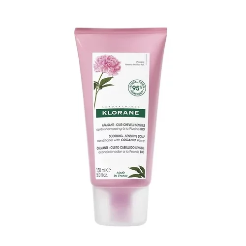 Après-shampoing apaisant - Cuir chevelu sensible - à la Pivoine BIO - Klorane - 150ml