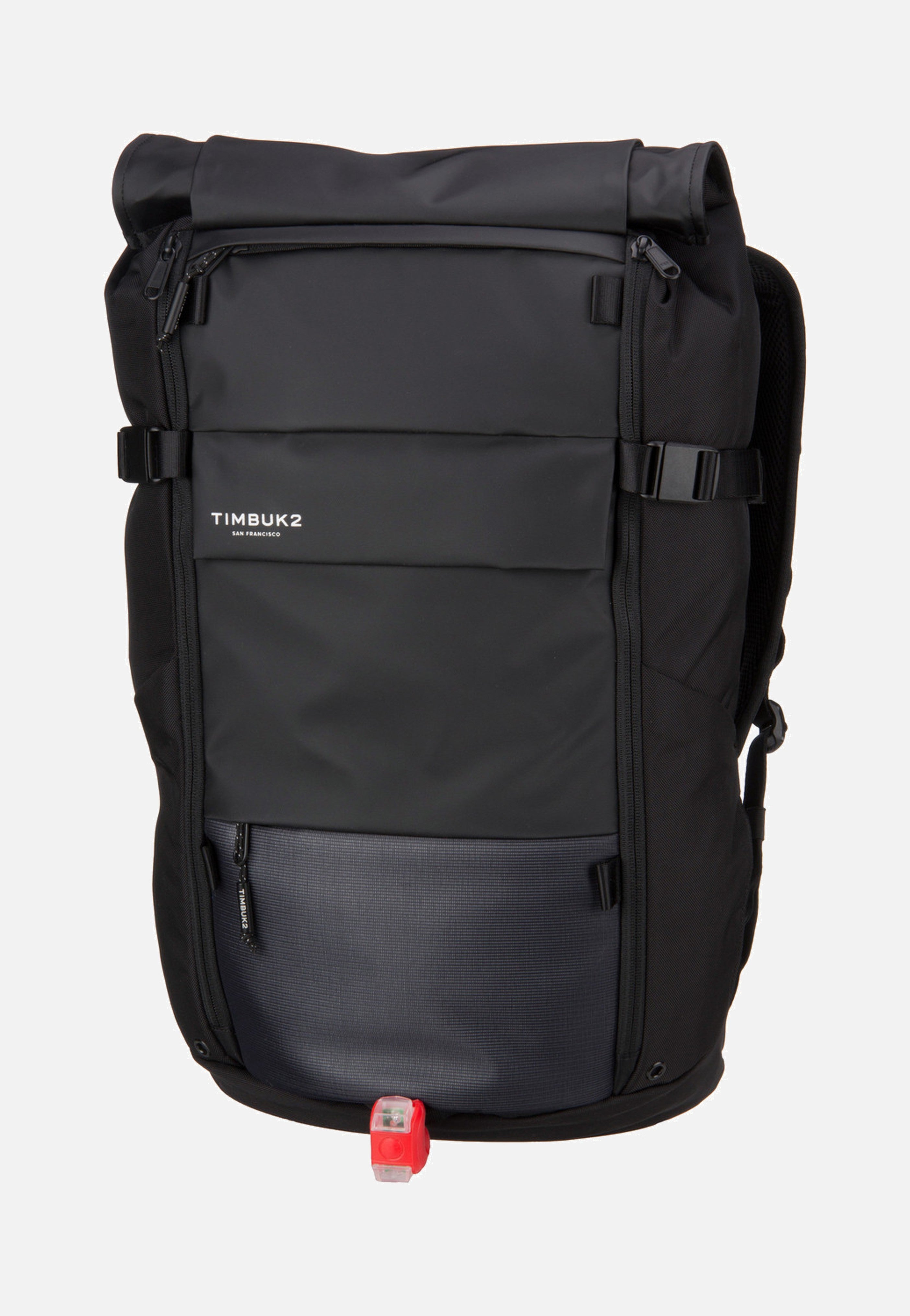 Clark Pack Jet Black - Rolltop Rucksack