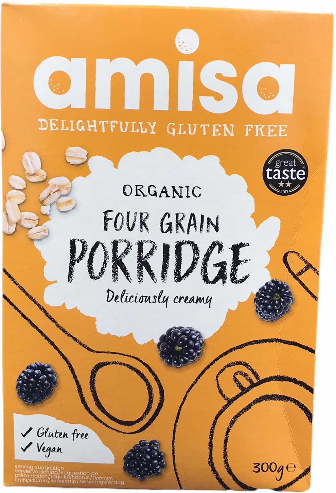 Mingau de quatro grãos orgânico Amisa 300g - Oportunidade