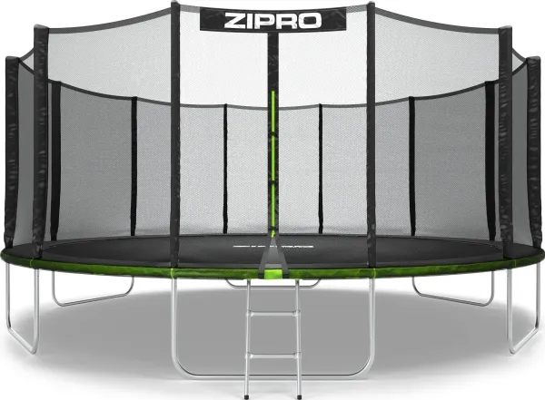 Zipro Trampolin med eksternt net 16FT 496cm   skopose