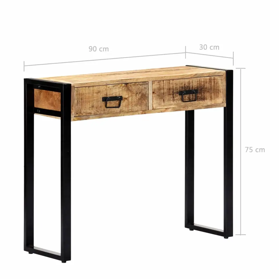 vidaXL - Console Tafel - Bruin - Hout