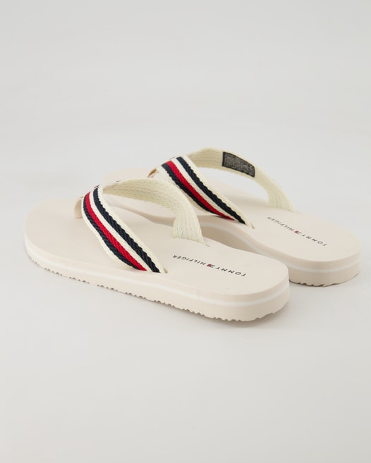 Tommy Hilfiger Comfort Sandal Pantoletten in Weiß
