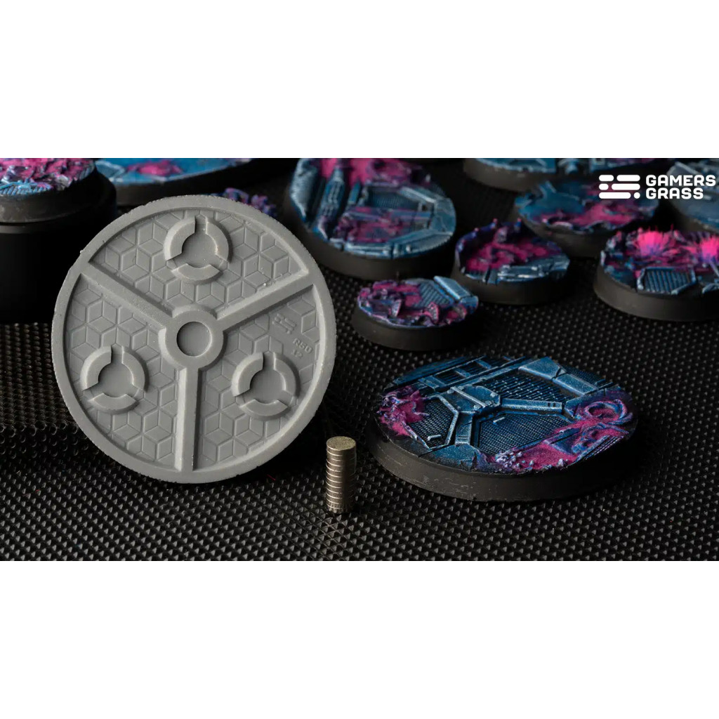 Alien Infestation Bases, Round 50mm (x3)