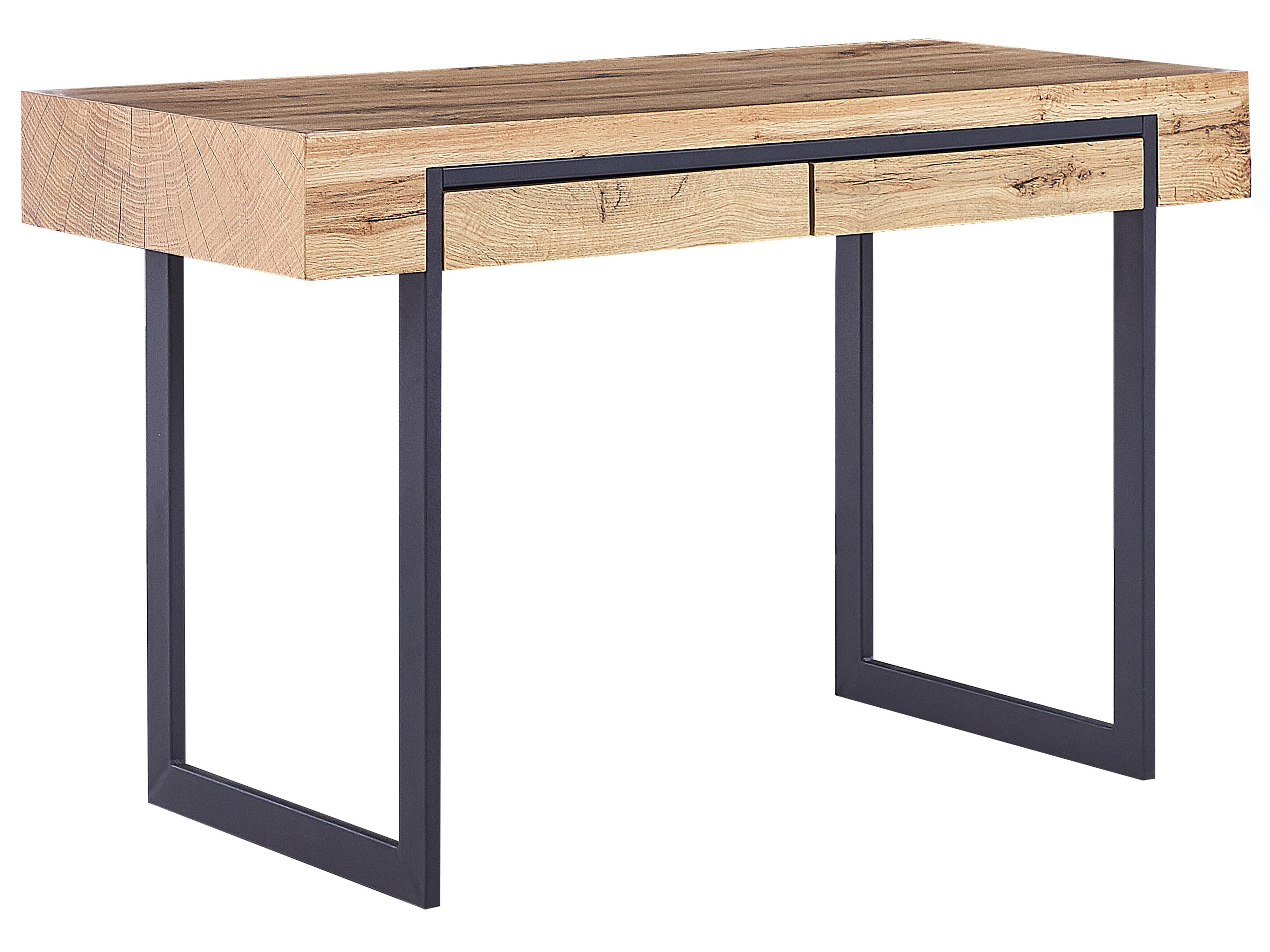 Bureau VIDA Lichtbruin 120 cm 55 cm met opbergruimte