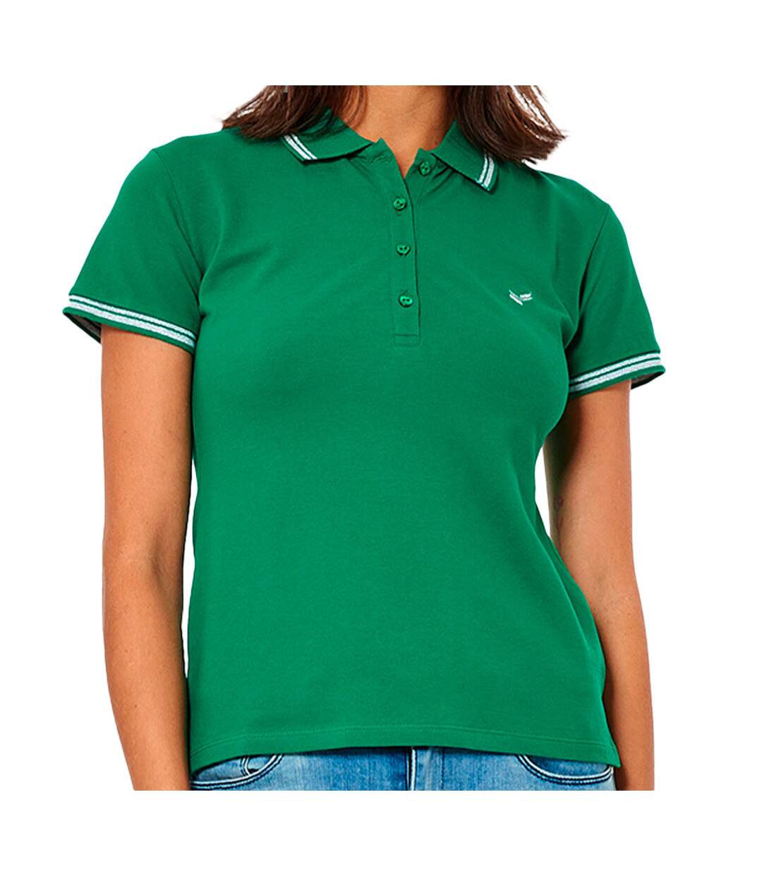 Polo Vert Femme Kaporal Courtes