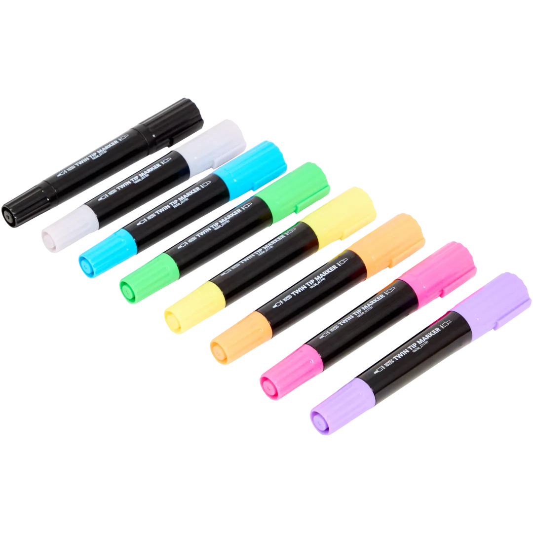 Marqueurs double pointe XL
