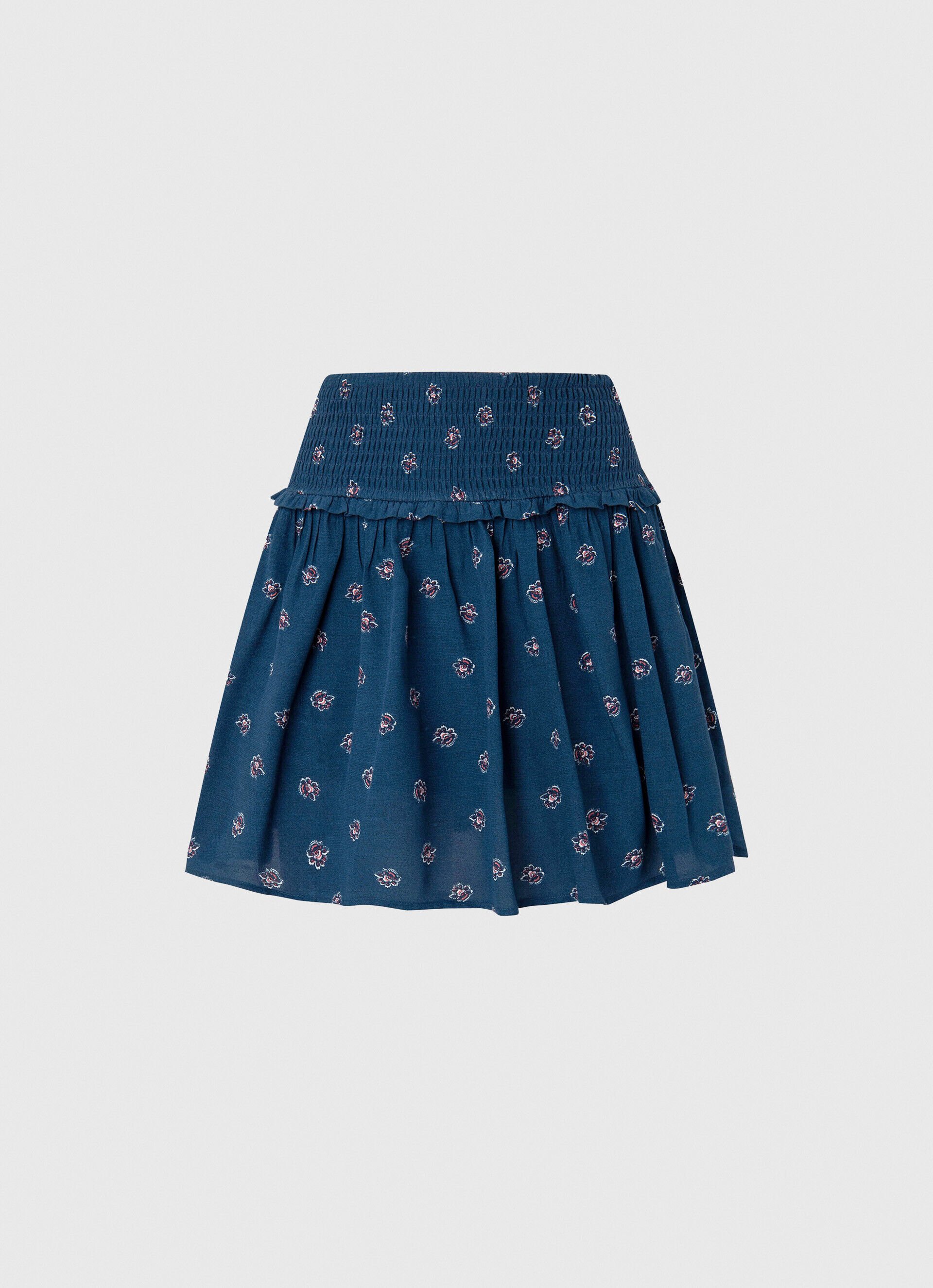 SAIA COM ESTAMPA FLORAL - multicolorida