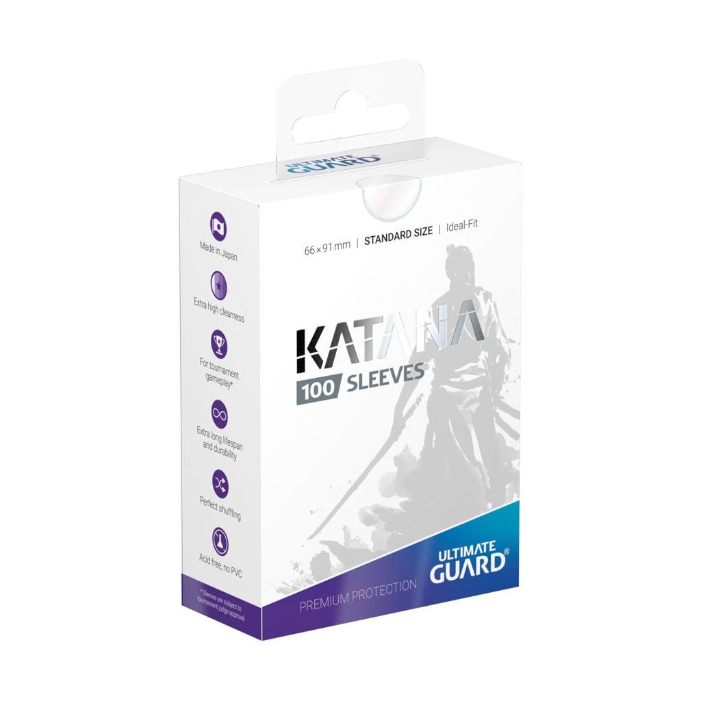 100 Sleeves Katana : Transparent
