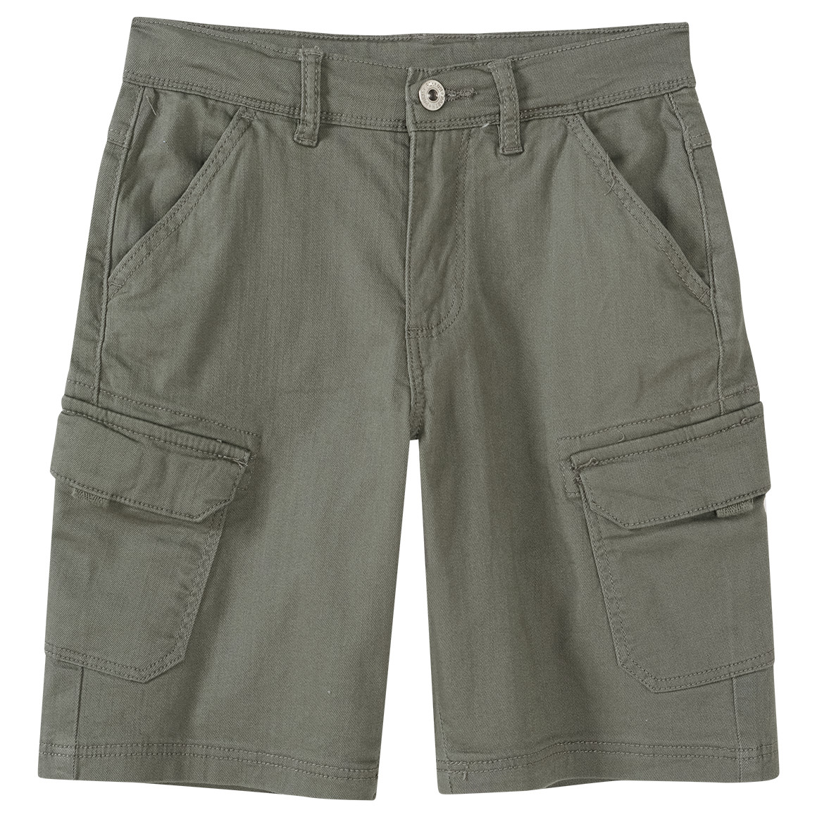 Yigga Jungen Cargoshorts mit verstellbarem Bund dunkeloliv