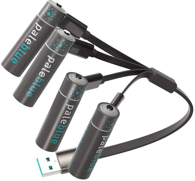Pale Blue Sustainability Kit 8xAA/8xAAA