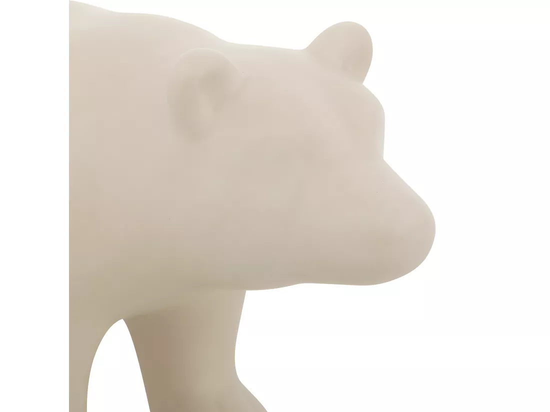 Objet décoratif Ours en céramique Beige L 22.5 cm
