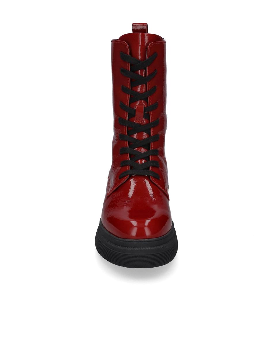 Stiefel Erba 07, rot-schwarz