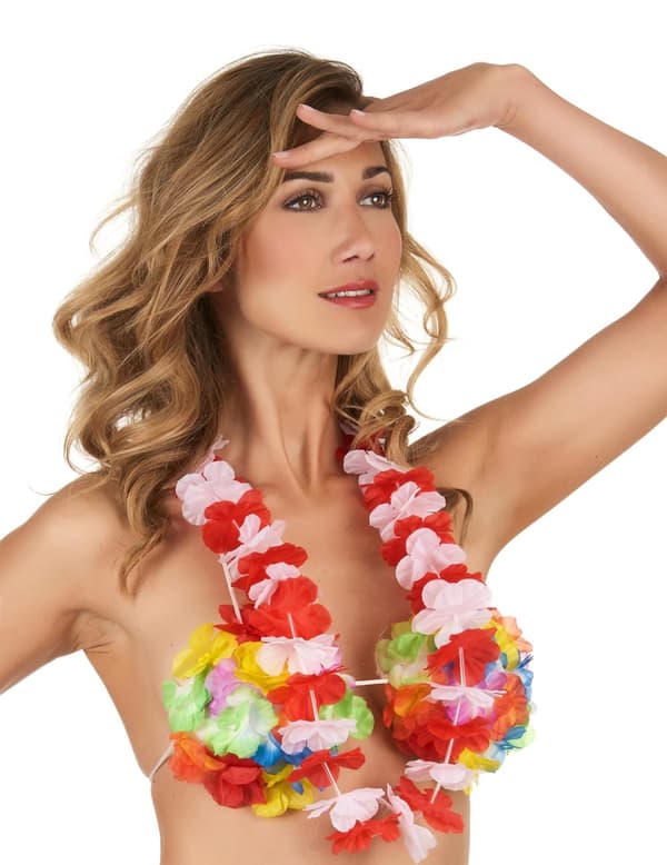 Hawaii-krans i Danmark-tema. Size-Standard