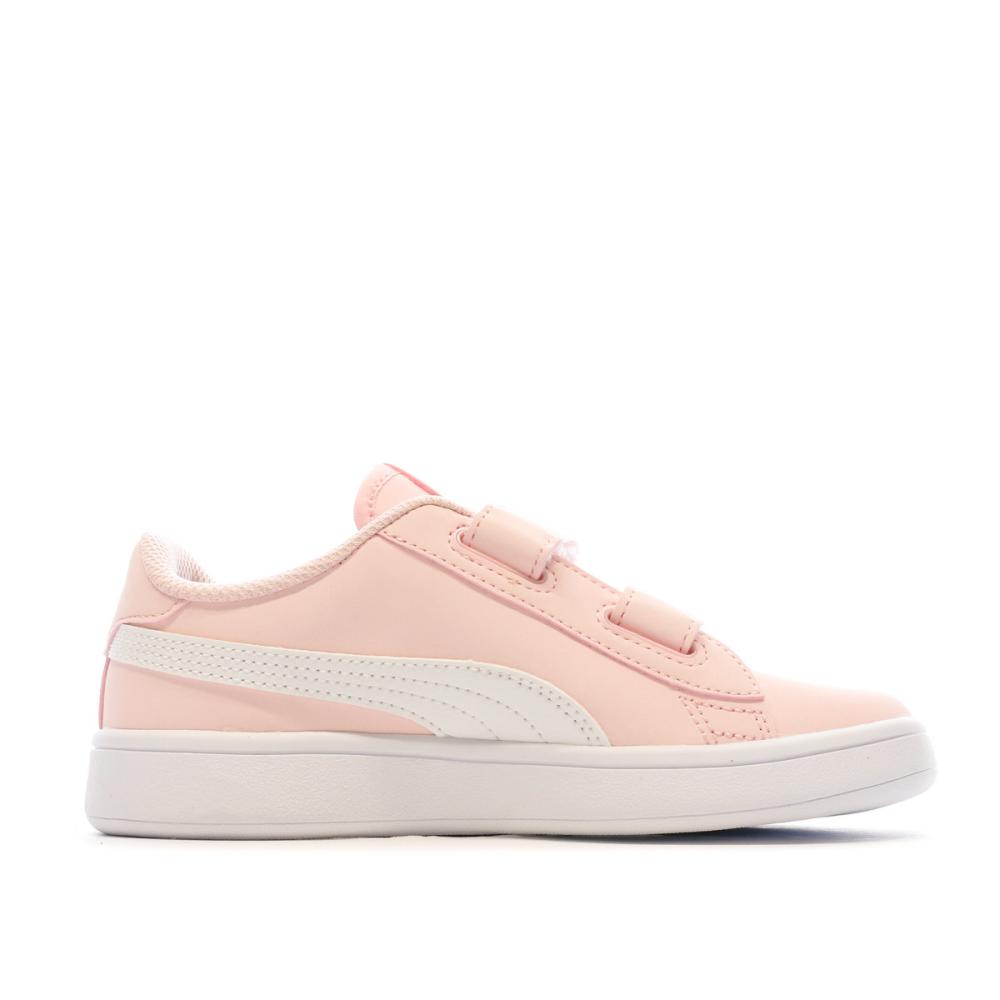 Puma Baskets à Scratchs Rose Puma Smash 183