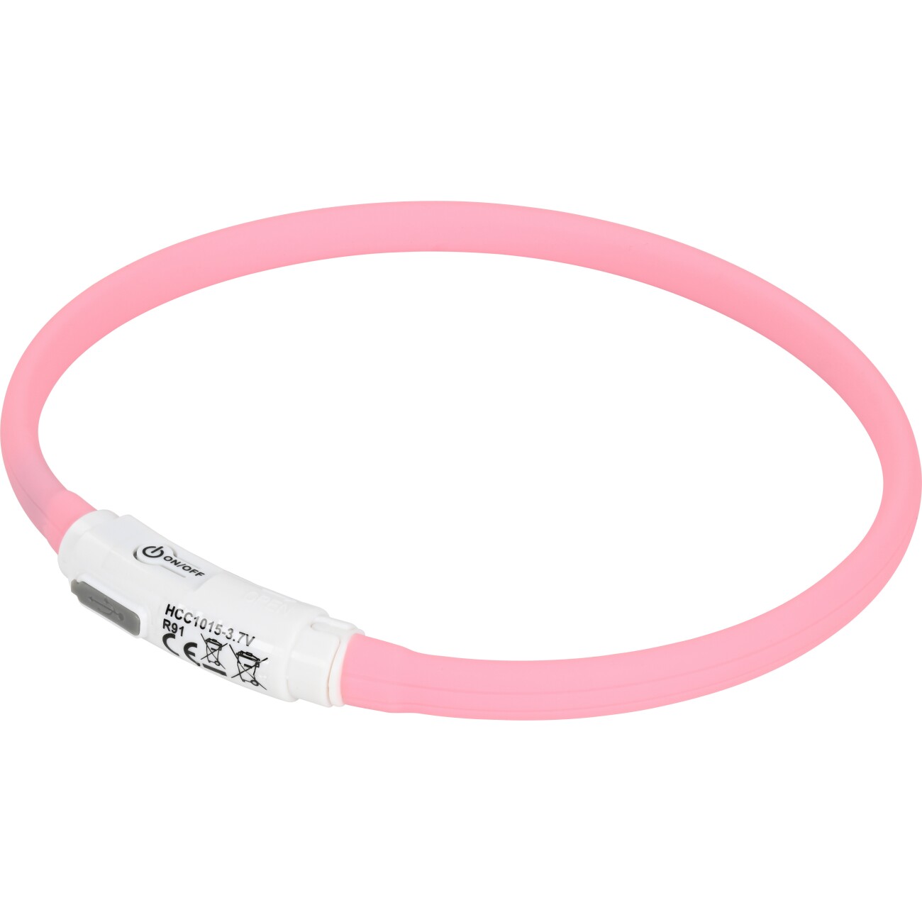 AniOne Leuchtring Silikon Candy rosa XS