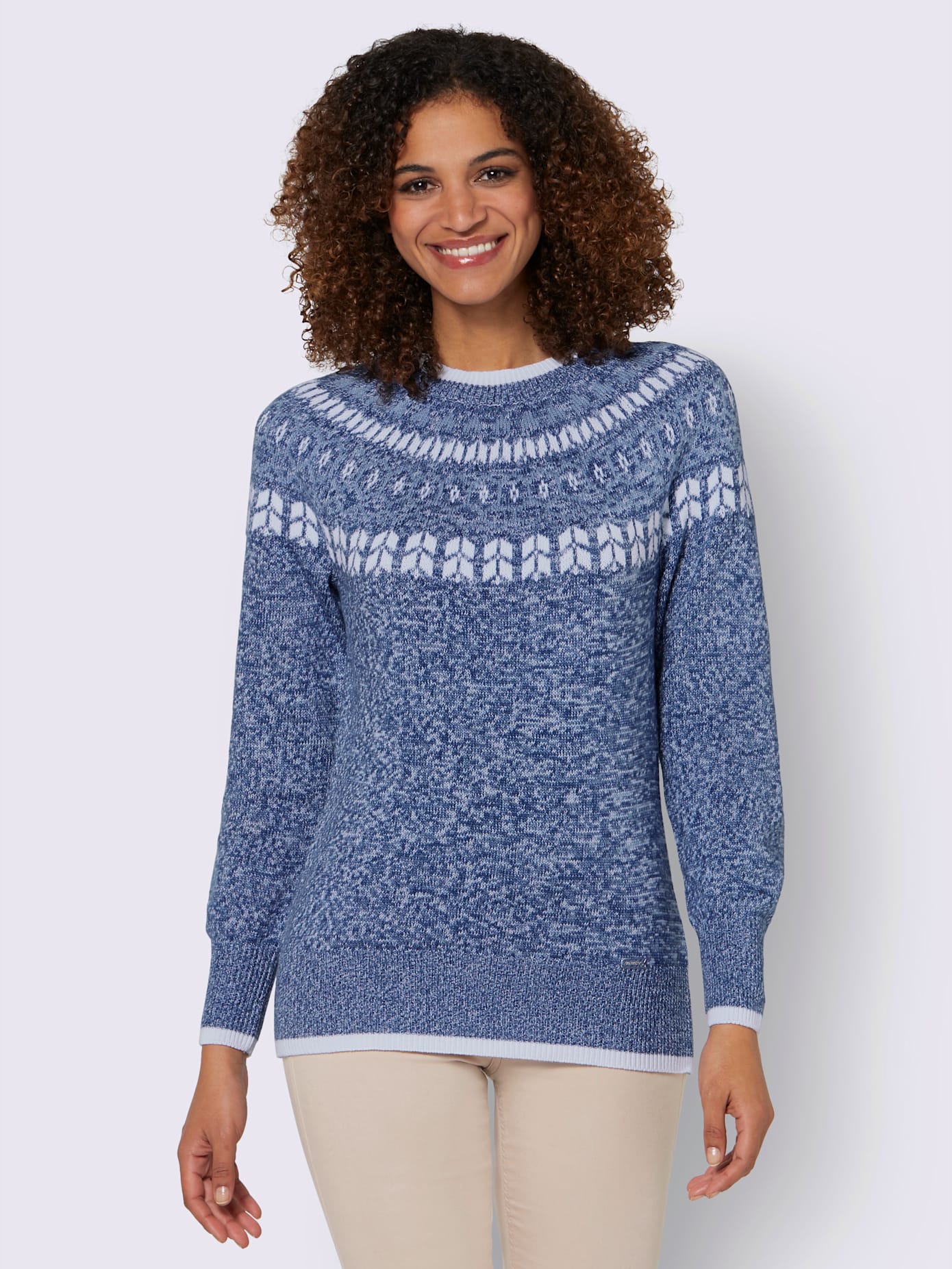 Pull norvégien pur coton