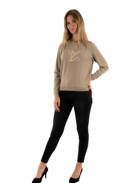 Pull hiver yes zee m074 id00 0268 beige scuro