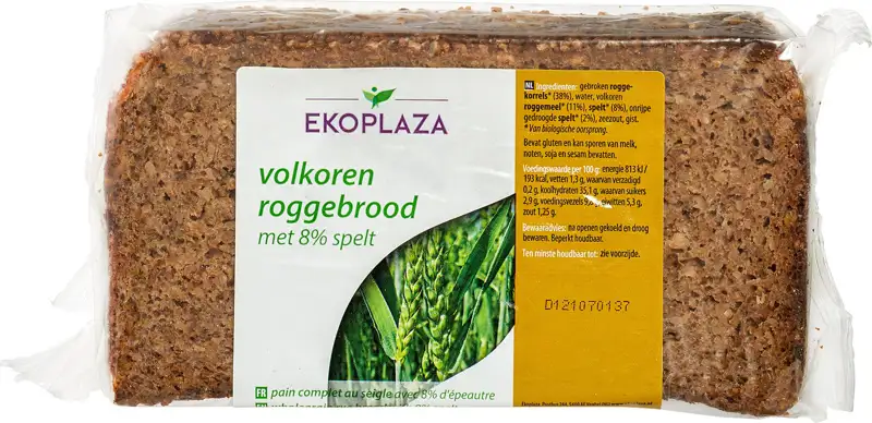 Volkoren roggebrood spelt