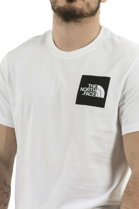 Tee shirt the north face ceq5 fine la9 tnf white/tnf black
