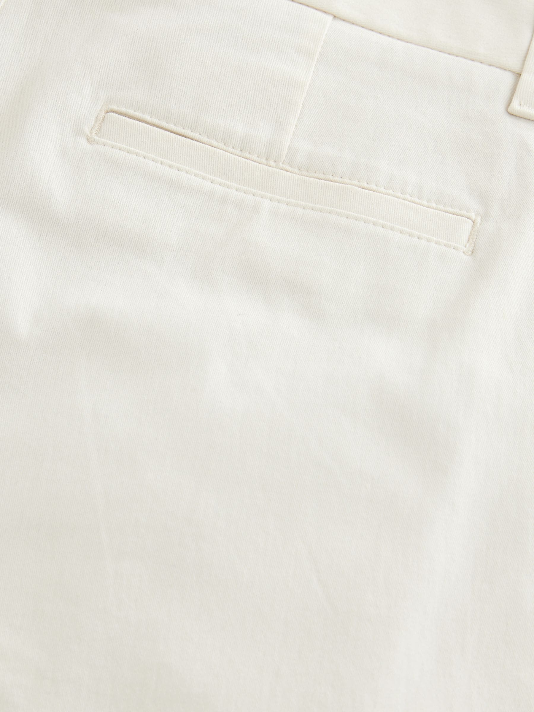 Ecru wit - Skinny-fit stretchchino