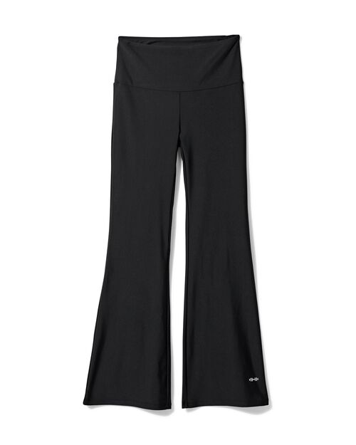 Legging de sport évasé pour femme noir