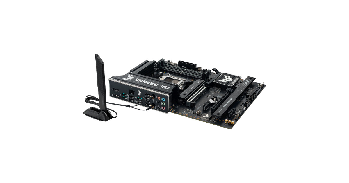 ASUSTUF GAMING B650E-PLUS WIFI socket AM5 moederbord  (Zwart, RAID, 2,5Gb-LAN, WLAN, BT, Sound, ATX)