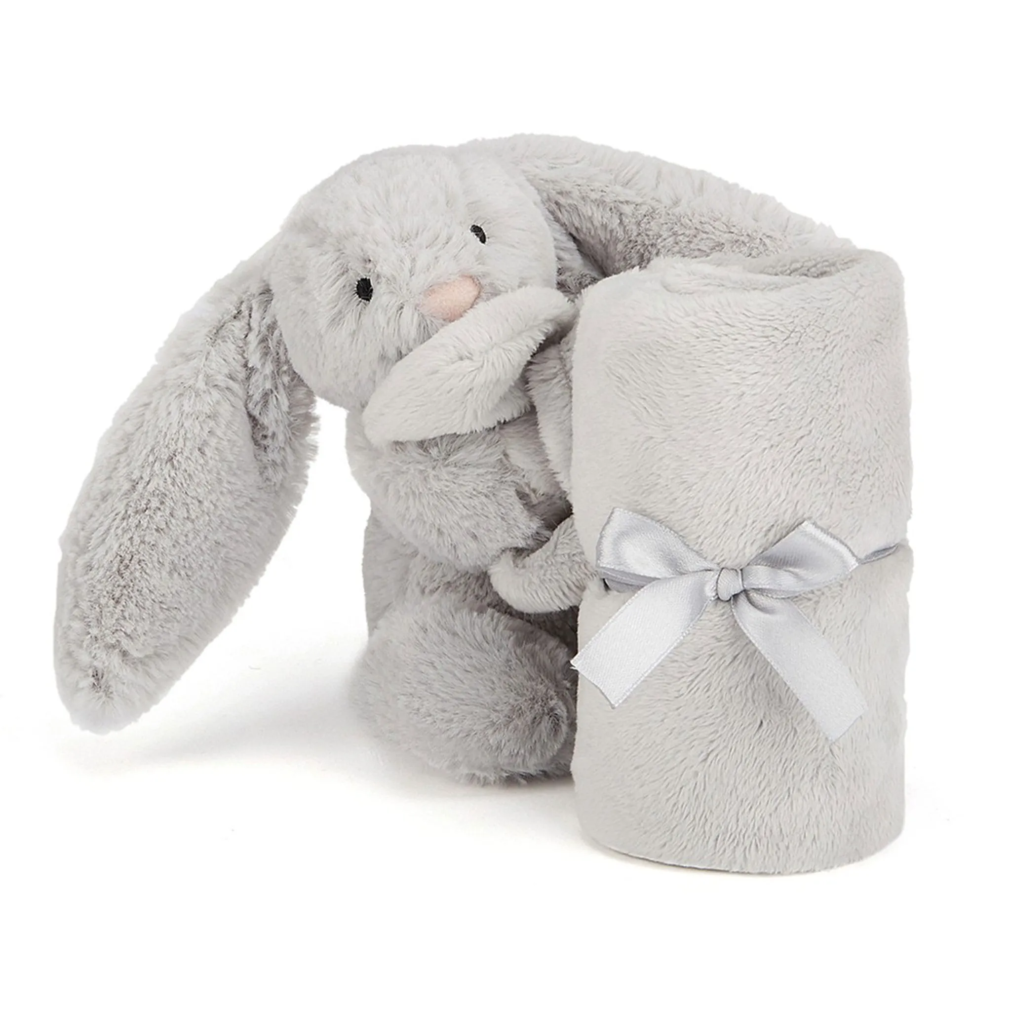 Jellycat Couverture Lapin - 14x14 - Gris