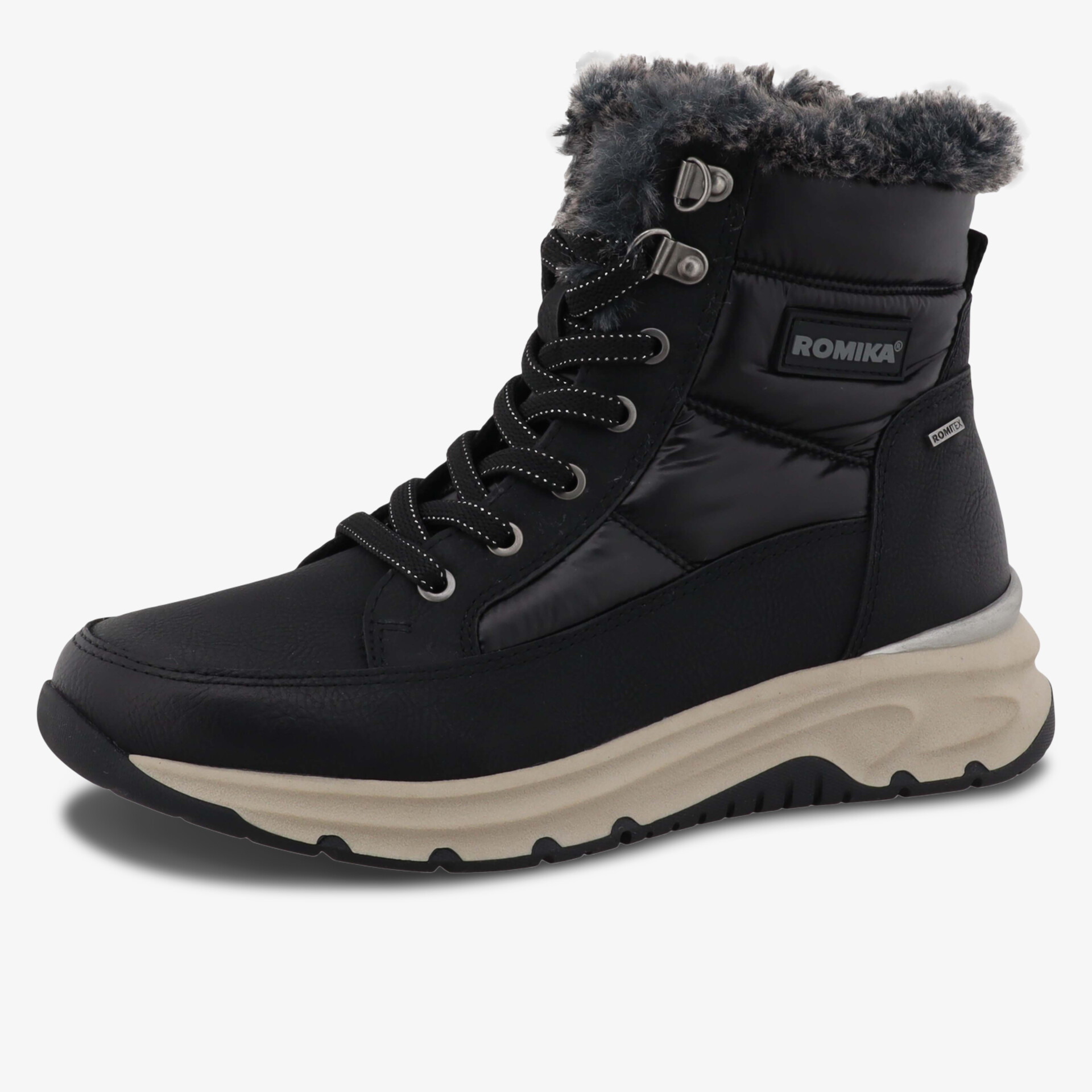 ROMIKA Damen Winter Boots schwarz
