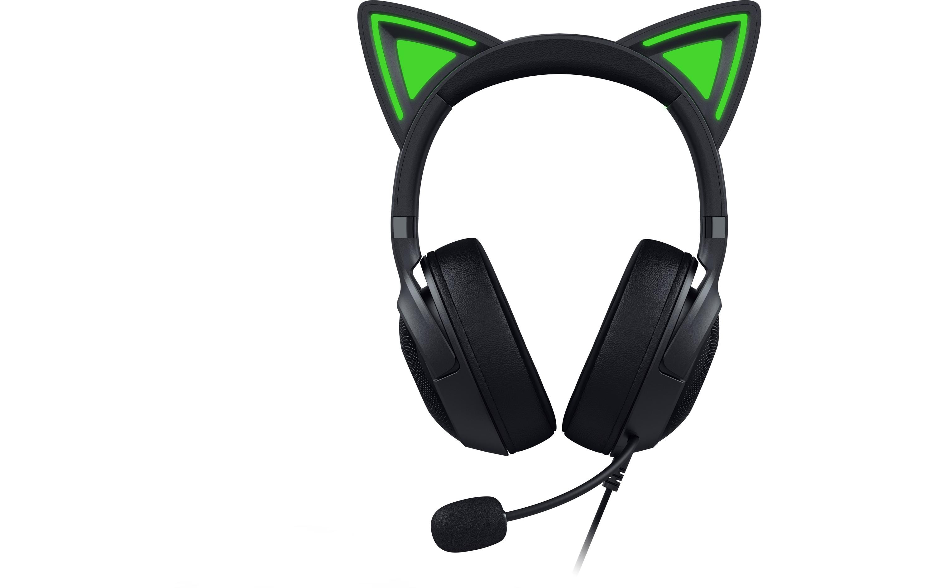 Headset Kraken Kitty V2 SchwarzKabelgebundenes Over-Ear Gaming Headset