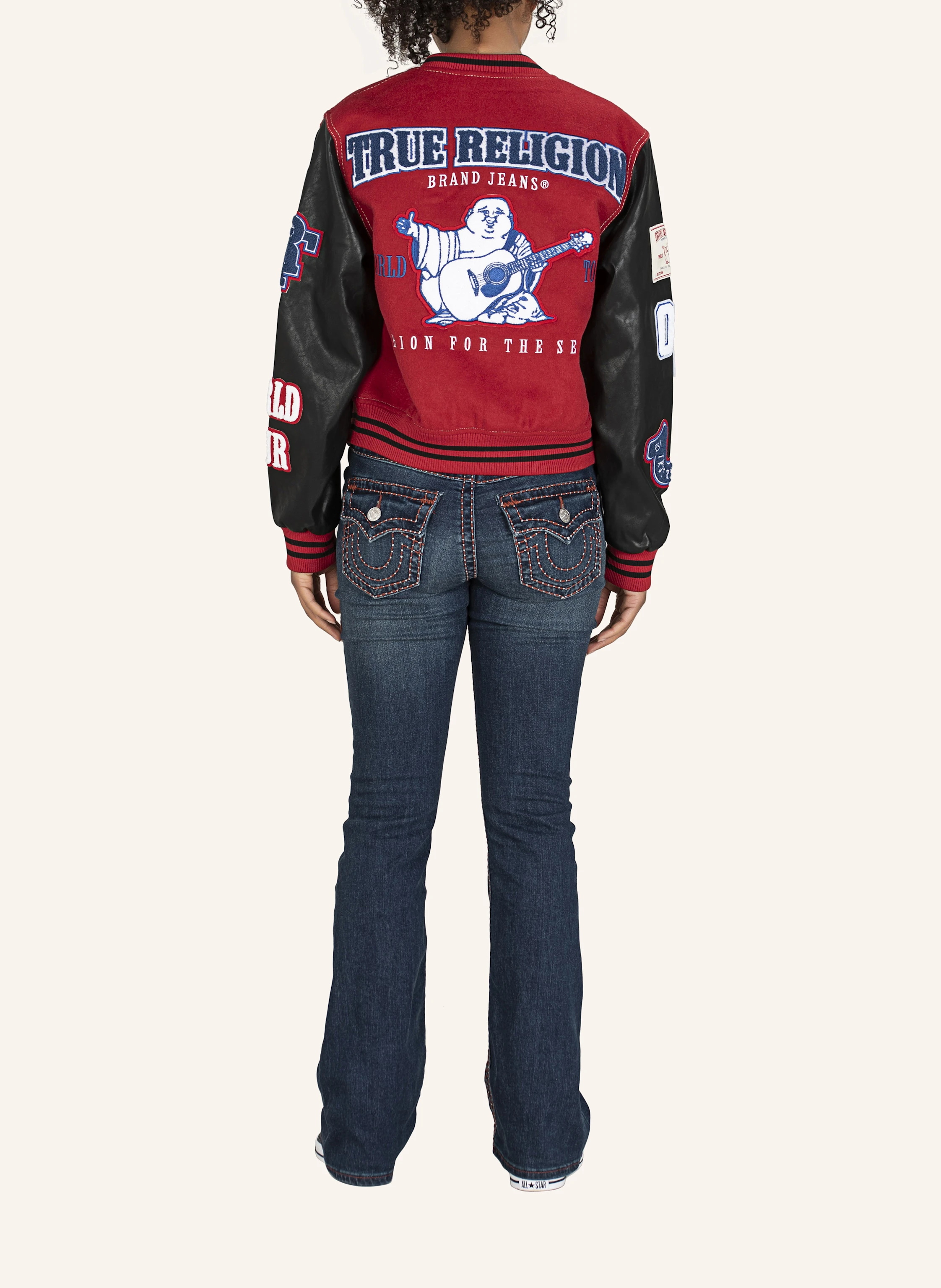 TRUE RELIGION Collgejacke ANNIVERSARY