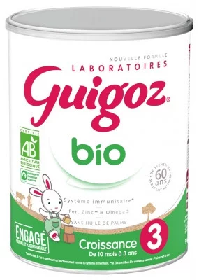 Lait de Croissance 3 Bio Guigoz - Dès 10 mois - 800g