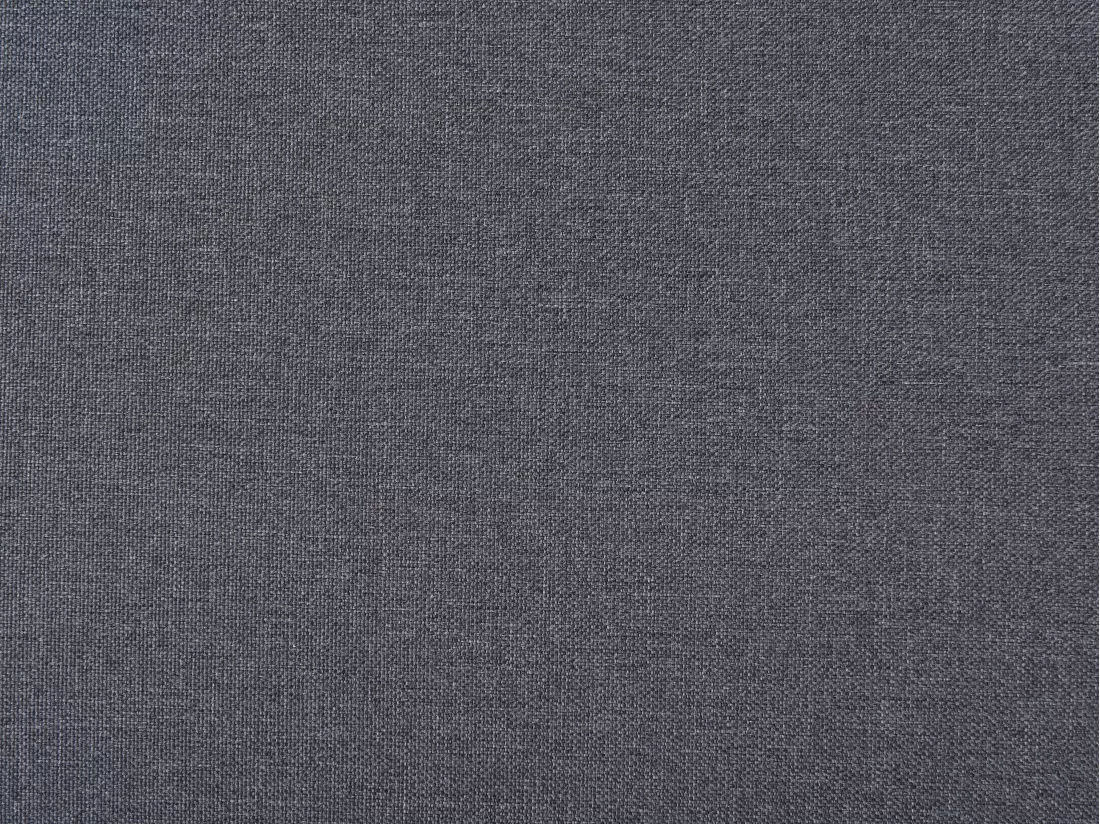 Canapé d'angle réversible et convertible en tissu et simili anthracite GIANY II