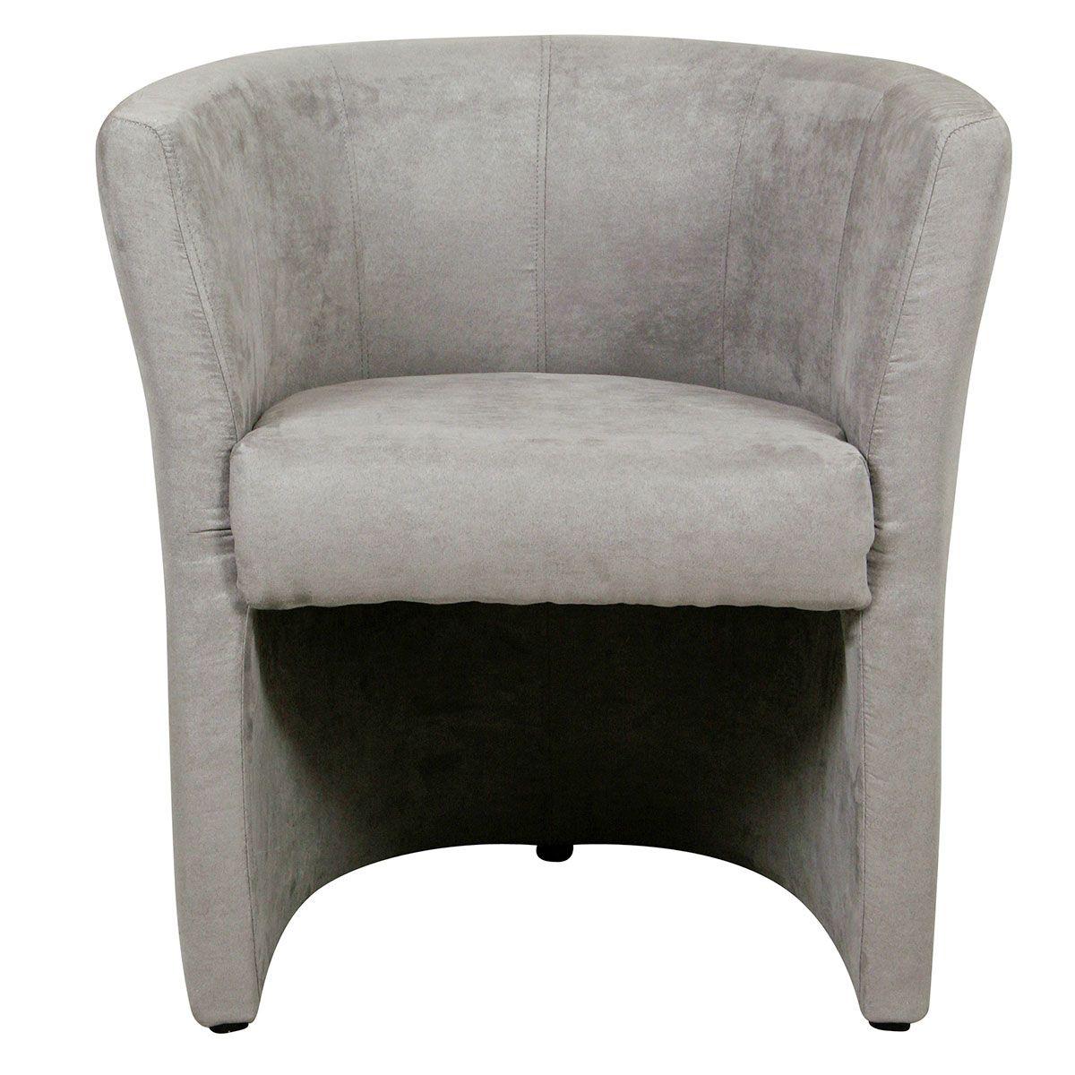 OMER FAUTEUIL NUBUK GRIS 27