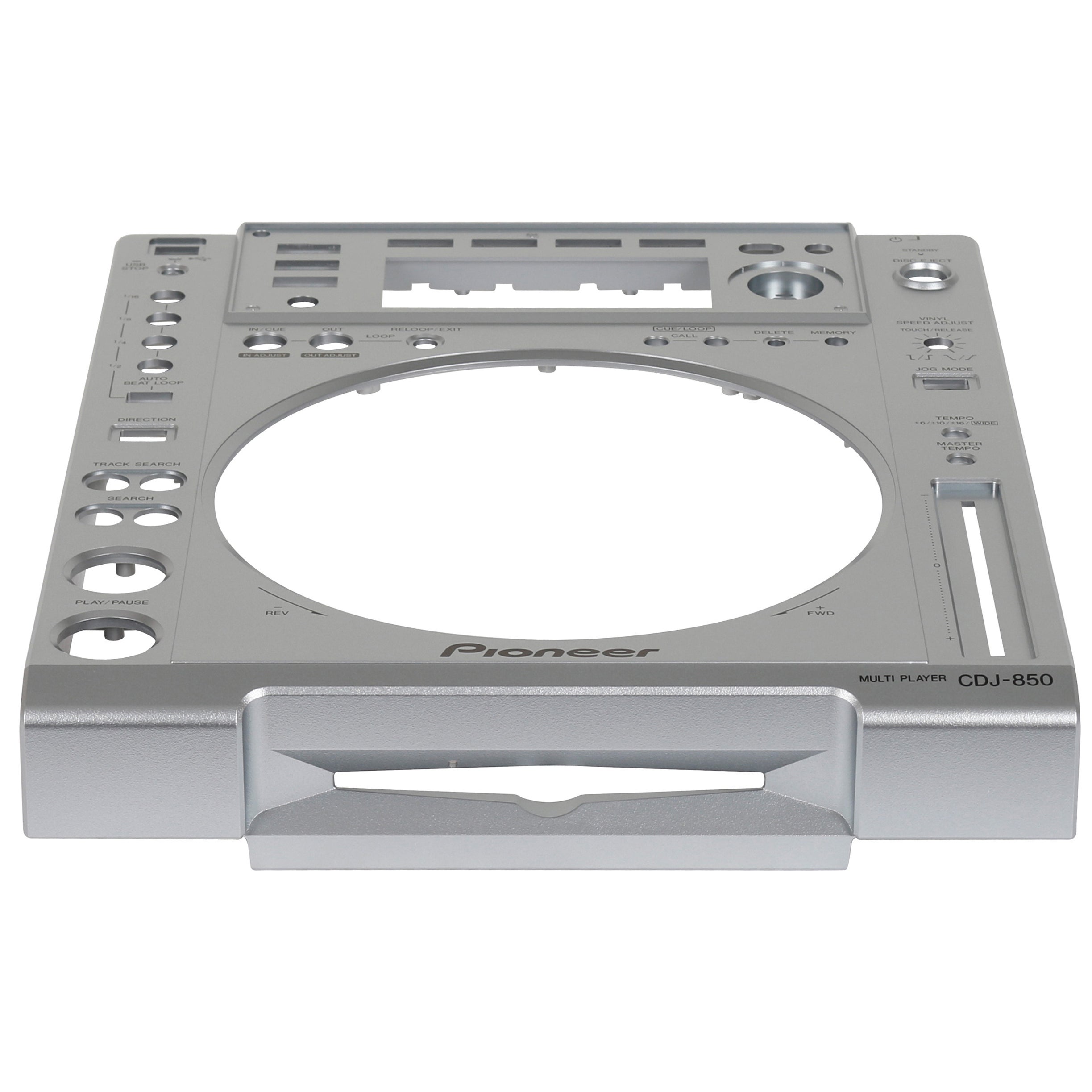 Pioneer spareparts DNK5786 control panel CDJ-850 zilver