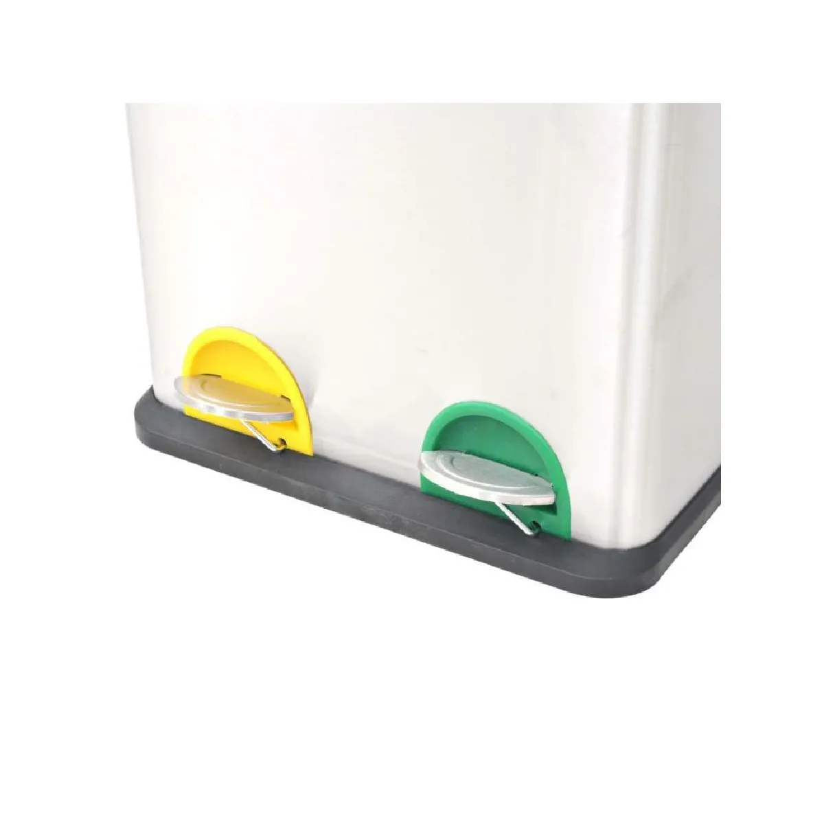 VENTE-UNIQUE Poubelle acier inoxydable 36L