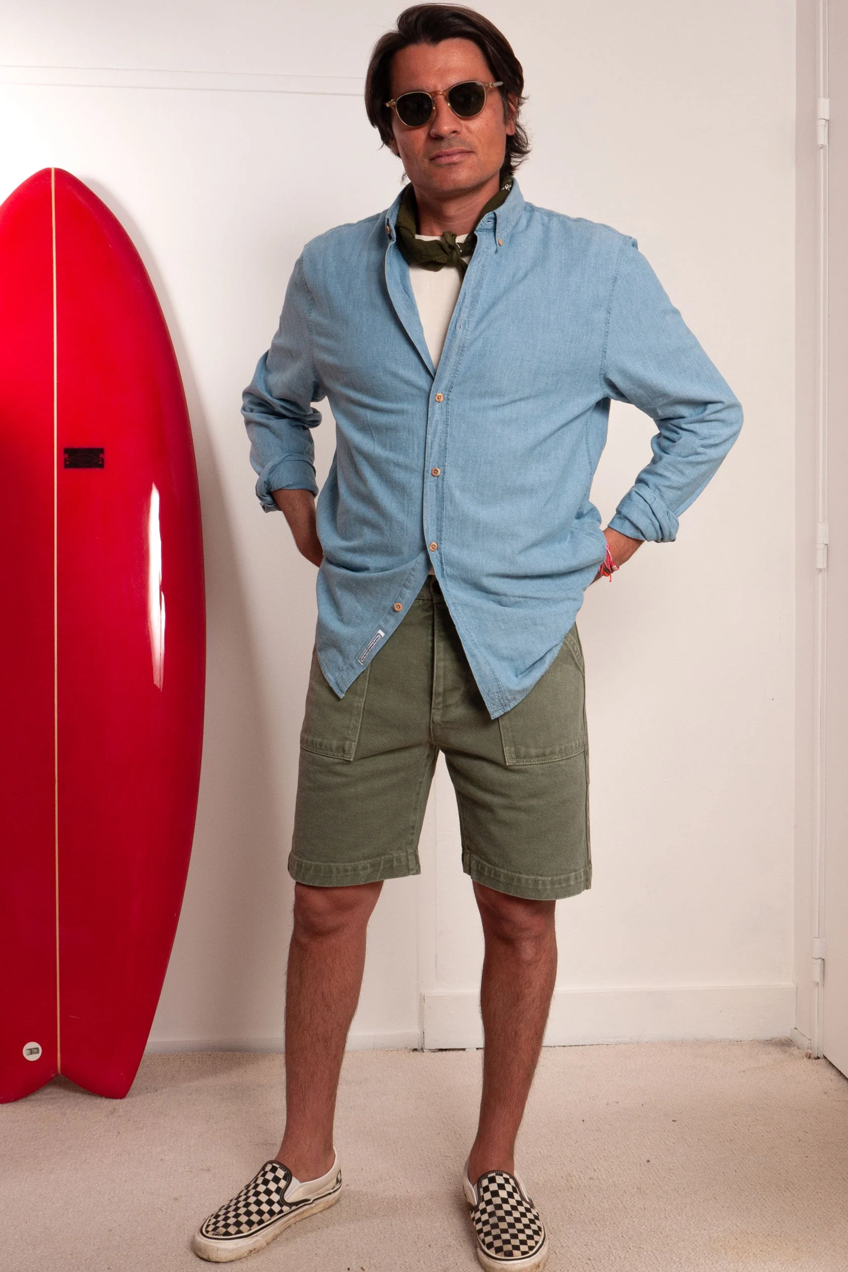 Chemisechambray | Bleu