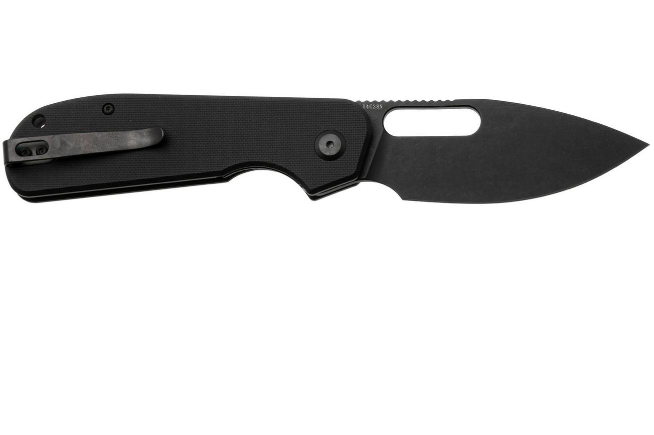 Eutektik EFD EFD-BBW-R Blackwashed 14C28N, Black G10, zakmes