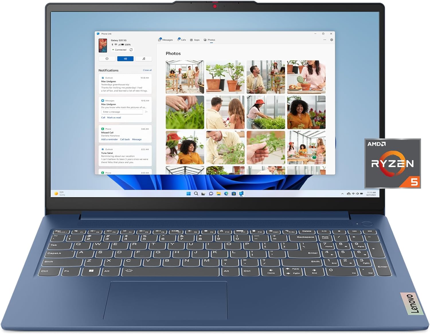 Lenovo IdeaPad Slim 3 - (2023) - Notebook para uso diário - Leve - Windows 11 - Tela FHD de 15,6