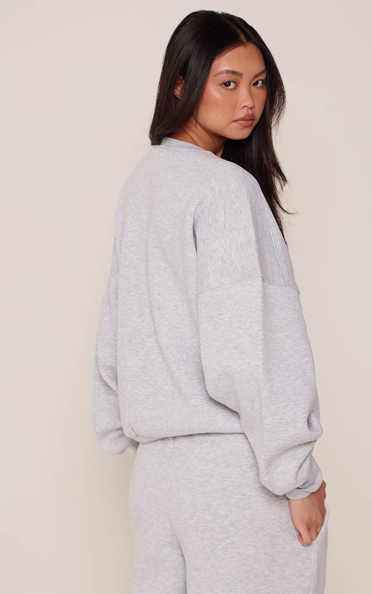 Sweat-shirt Oversize À Manches Ballon