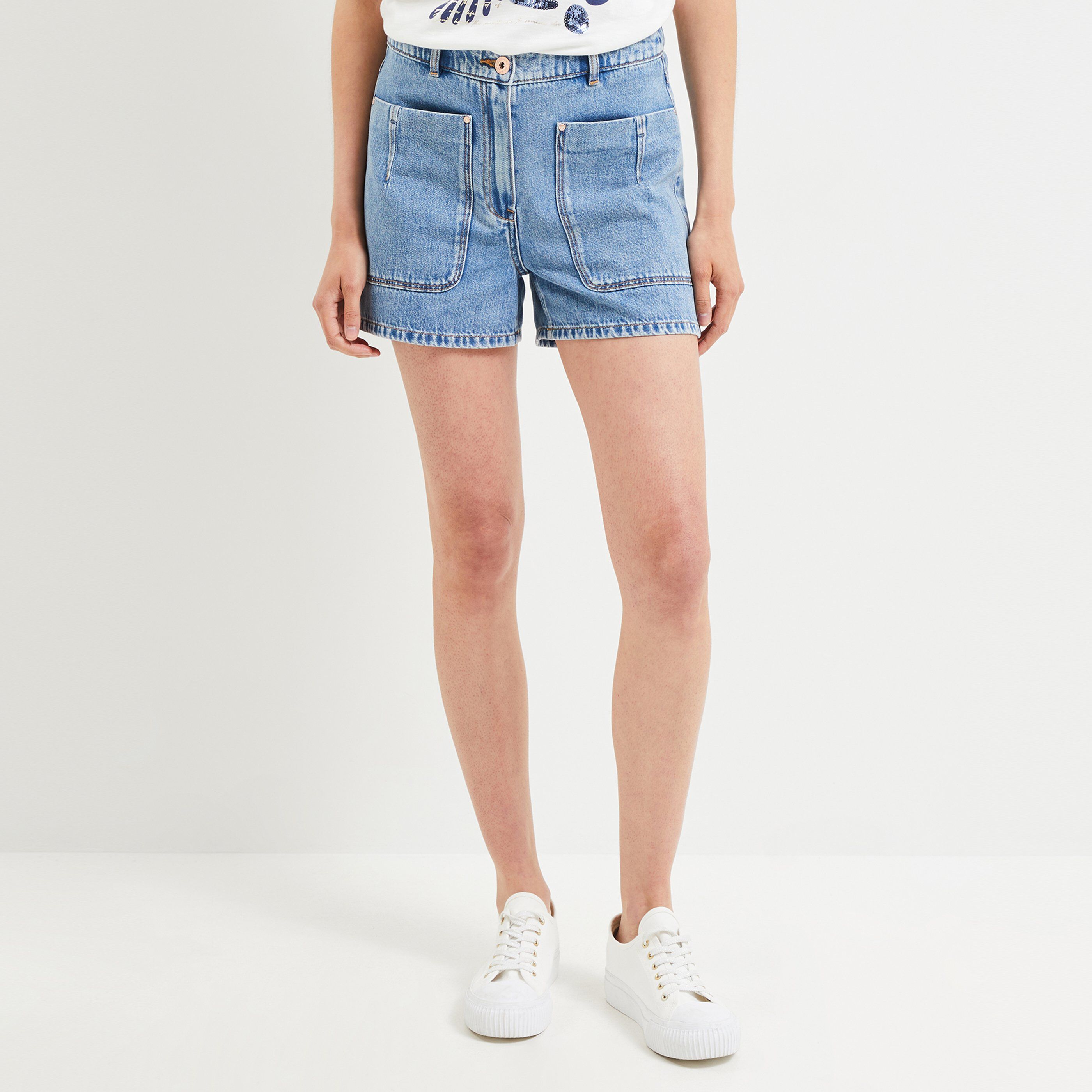 Short en jean femme - STONE