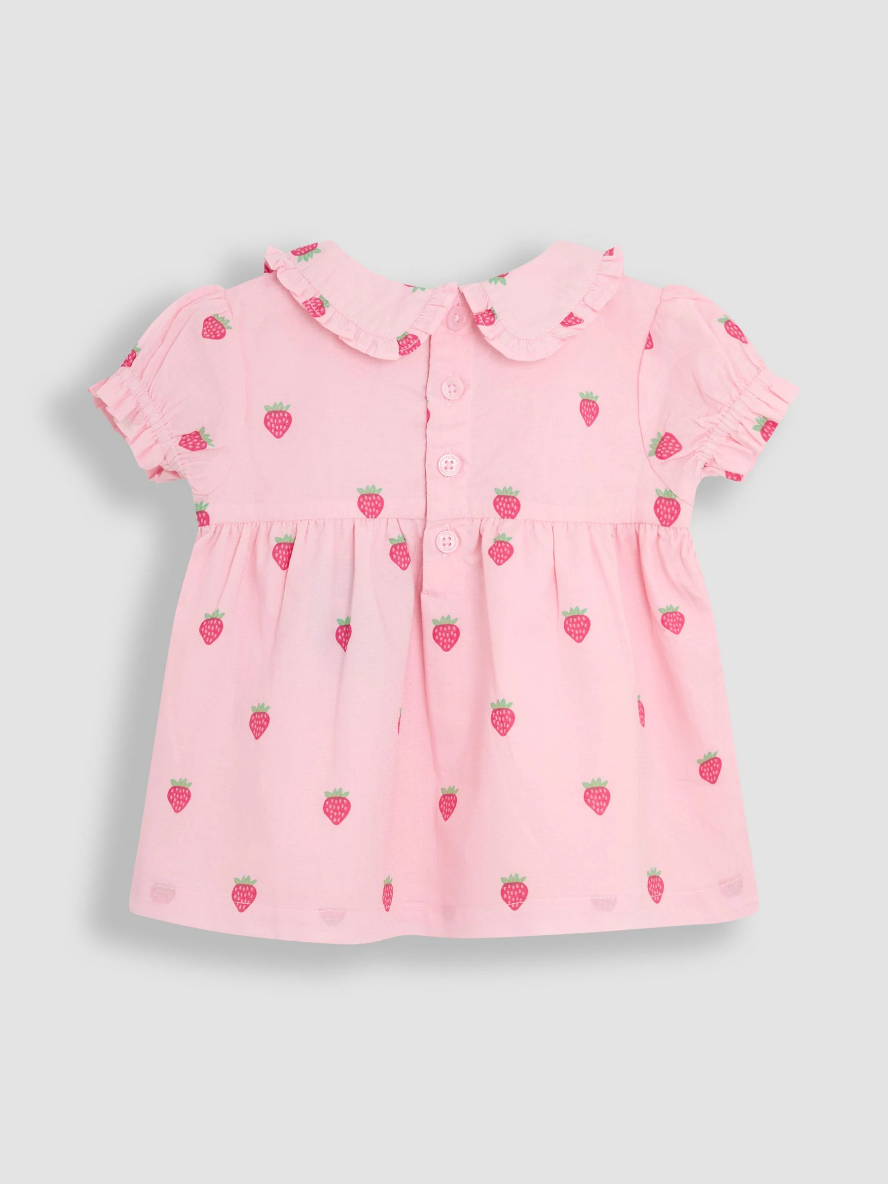 JoJo Maman Bébé Peter Pan Collar Smocked Blouse